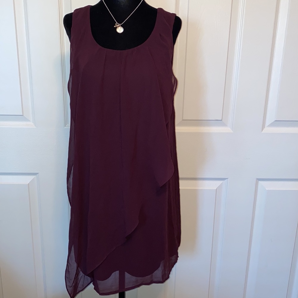 Beautiful Dark Purple Cocktail Dress